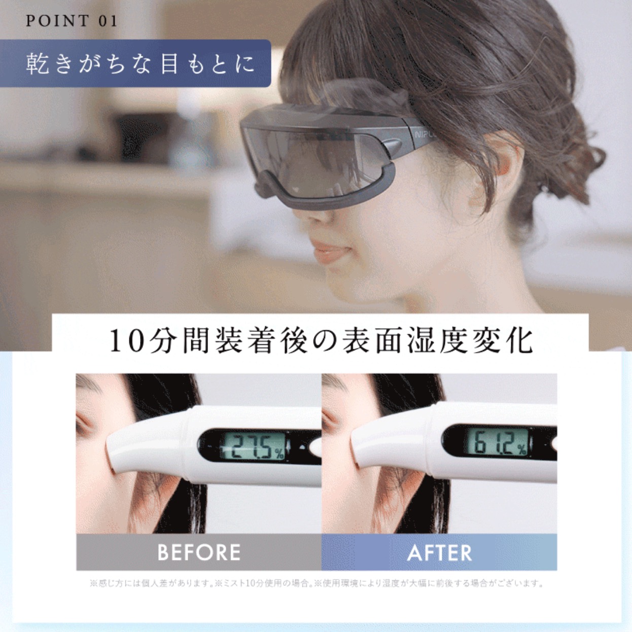 潤ナノミストの潤いケア】Mistee ミスティ＜眼精疲労・ドライアイに